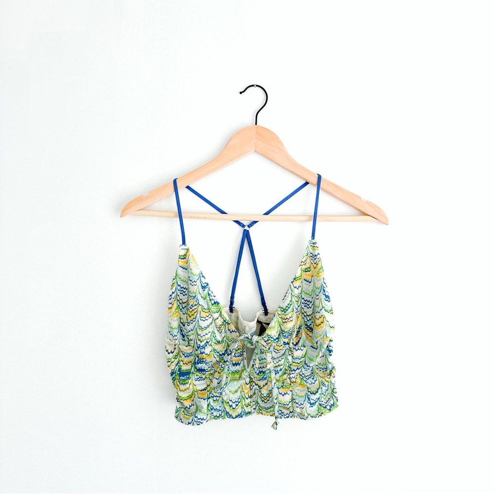 Urban Outfitters Vibrant Blue, Green, Yellow Top